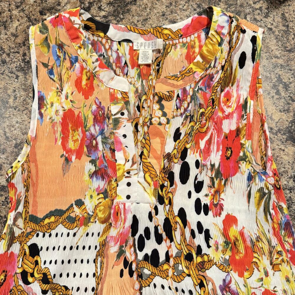 Spense Top Patchwork Eclectic Maximalist Statemen… - image 3